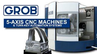 INCREDIBLE 5-Axis CNC Machines  GROB Factory Tour