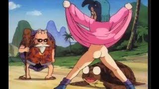 DRAGONBALL Z Master Roshi Super Moves Funniest Moment with Bulma