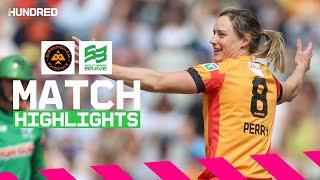 Perry & Mandhana BATTLE in tense finish  Birmingham Phoenix v Southern Brave Highlights