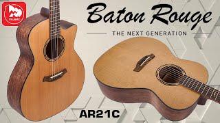 Baton Rouge AR21C - небольшая акустическая гитара в двух вариантах