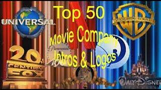 Movie Company Intros & Logos Top 50  Old and new 2021 