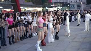 大长腿 #广场舞 public line dance  Dance Video  Girl Dance