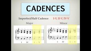 Cadences - The 4 types explained - Perfect Plagal Imperfect Interrupted