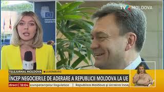 Încep negocierile de aderare a Republicii Moldova la UE