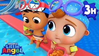 Healthy Habits at the Pool  Kids Cartoons and Nursery Rhymes