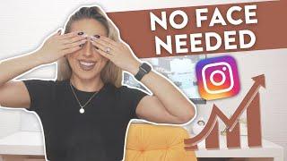 HOW TO GROW ON SOCIAL MEDIA WITHOUT SHOWING YOUR FACE  For Instagram Reels TikTok & YouTube Shorts