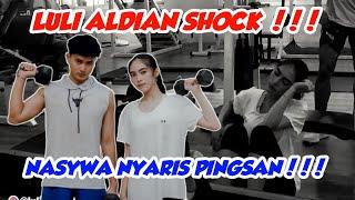 NYARIS PINGSAN SAAT GYM⁉️LULI ALDIAN SHOCK MELIHAT NASYWA KELELAHAN⁉️