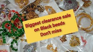 Buy any 3 at 999rs offer Biggest clearance sale on black beeds collection  necklace set earring