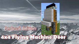 Minecraft Bedrock Edition - 4x4 Flying Machine door