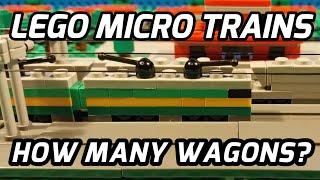 LEGO Micro Trains - How Many Wagons?