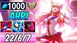 FULL AP AHRI BROKEN ONE-SHOT  Best Build & Runes Guide + Tips  League of Legends