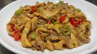 Stir-fried oyster mushrooms should you blanch them or stir-fry them directly? The che