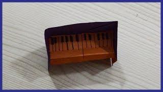 How To Make A Paper Piano - Origami Piano - Paper Activity