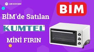 BİMde Satılan KUMTEL Turbo Fırın Özellikleri  KUMTEL FIRIN BİM  BİM KUMTEL MİNİ FIRIN  40 LİTRE