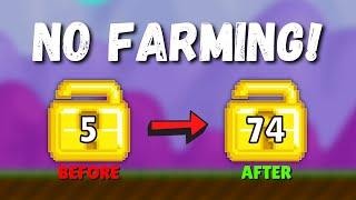 LAZY PROFIT METHOD USING ONLY 5 WLS  NO FARMING  Growtopia How TO Get Rich 2021  TriggerFear