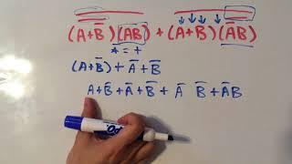 Boolean Algebra Basics and Example Problem