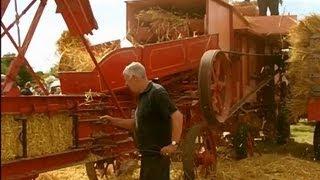 Threshing Machine Heres One Threshing Away #steamengines #steampowered