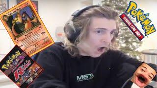 xQc pulls a Dark Charizard Holo from pack Mint condition