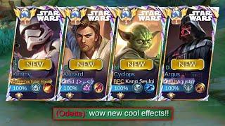 ALL NEW REVAMP STAR WARS SKIN IN ONE TEAM coolest team ever? - MLBB