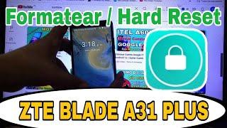 Como Formatear ZTE BLADE A31  Hard Reset ZTE BLADE A31  Quitar Bloqueo de Pantalla  Frp Zte A31