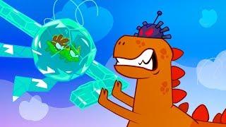 Om Nom Stories - Super Noms VS Godzilla Cut the Rope Super ToonsTV