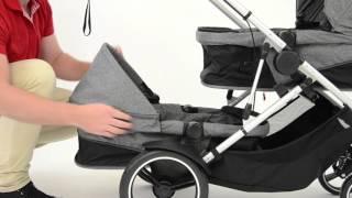 voyager™ single to double stroller instructional video  phil&teds