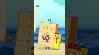 #shorts   Meet Numberblock Twenty-three  Counting for Kids  Maths Cartoons  @Numberblocks