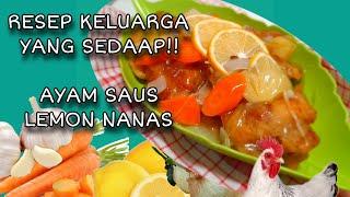 Hidangan Lezat Ayam Saus Nanas Lemon