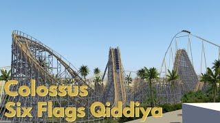 Colossus - Six Flags Qiddiya  GCI Infinity Flyer Coaster  NoLimits 2