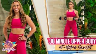 30 Minute Toned Arms Workout *Minimal Equipment - All Fitness Levels* STF 2024  DAY 2