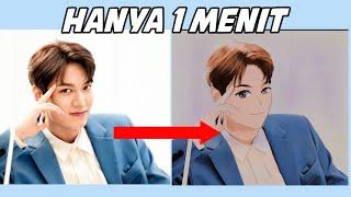 Cuman 1 Menit Cara Mengubah Wajah Menjadi Seperti Anime