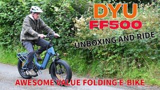 DYU FF500 REVIEW- AWESOME VALUE FOLDING FAT TYRE E-BIKE- BEAT THE HILLS