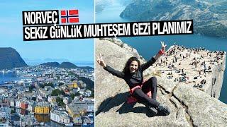 8 Günlük Norveç Turumuzu 8 Dakikada Anlattık - Norveç Roadtrip - Trekking Rotaları