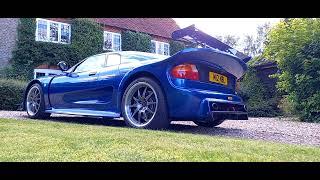 Noble M12 GTO 3R in Azure Blue - Revving engine