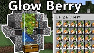 Glow Berry Farm  Minecraft 1.20+