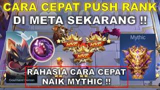 CARA CEPAT PUSH RANK DI META SEKARANG  RAHASIA CARA CEPAT MYTHIC  COMBO MAGIC CHESS TERKUAT 2024