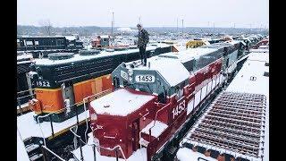 Exploring a Locomotive Graveyard