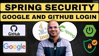 #39 Spring Security  Google and Github Login using OAuth2