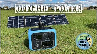 Poweroak 120W Folding Solar Panel & Bluetti AC50s Solar Generator Review