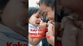 Kaka Makan bareng dengan adik nya #shorts