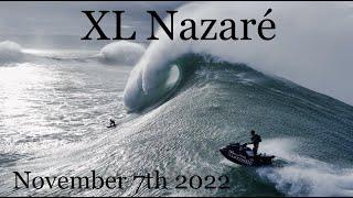 Big Nazaré - November 7th 2022 - crazy drone footage - Lucas Chianca Nic Von Rupp and more.