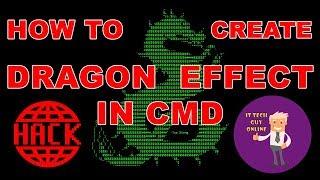 How to create a Cool Dragon in CMD  CMD Hack Tricks 