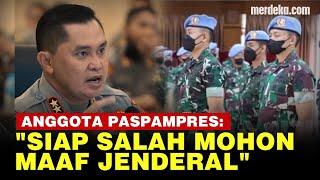 Momen Anggota Paspampres saat Ditegur Kapolda Metro Irjen Fadil Mohon Maaf Jenderal