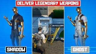 How to Unlock SHADOW or GHOST Midas Edit Style in Fortnite - Deliver Legendary Weapons