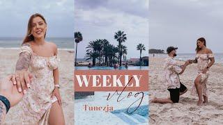 Zaręczyny  urodzinowa kolacja na plaży wygrzewamy się w Tunezji   WEEKLY VLOG