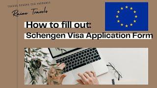 How to fill out the Schengen Visa Application Form Tourist VisaShort Stay  Schengen Visa part 5
