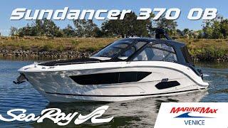 Available NOW 2023 Sea Ray Sundancer 370 Outboard at MarineMax Venice