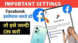 Facebook Important Hidden Settings 🫣 Facebook New Settings  OnePlus Nord CE 2 Lite 5G