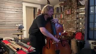 Caleb Duval - solo double bass - at Record Shop - July 3 2023