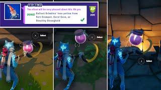 Collect Grimbles Love Potion from Fort Crumpet Coral Cove or Stealthy Stronghold - Fortnite